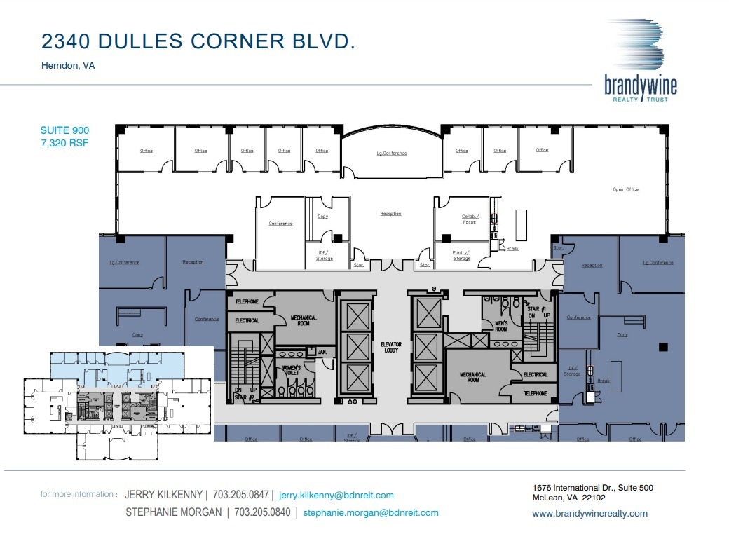 2340 Dulles Corner Blvd, Herndon, VA à louer Plan d  tage- Image 1 de 1