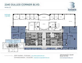 2340 Dulles Corner Blvd, Herndon, VA à louer Plan d  tage- Image 1 de 1