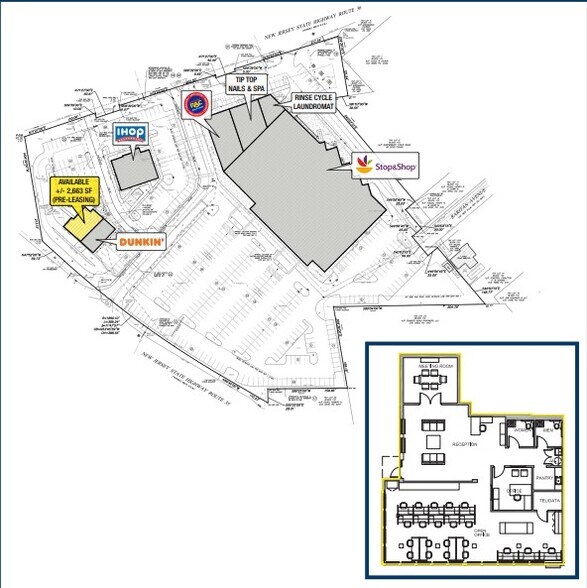 107-111 Highway 35, Keyport, NJ à louer - Plan de site - Image 3 de 3