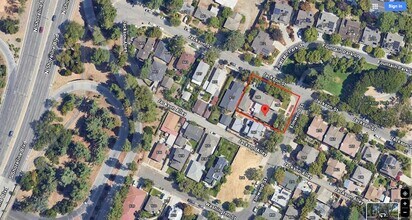 284 Elmwood St, Mountain View, CA - Aérien Vue de la carte