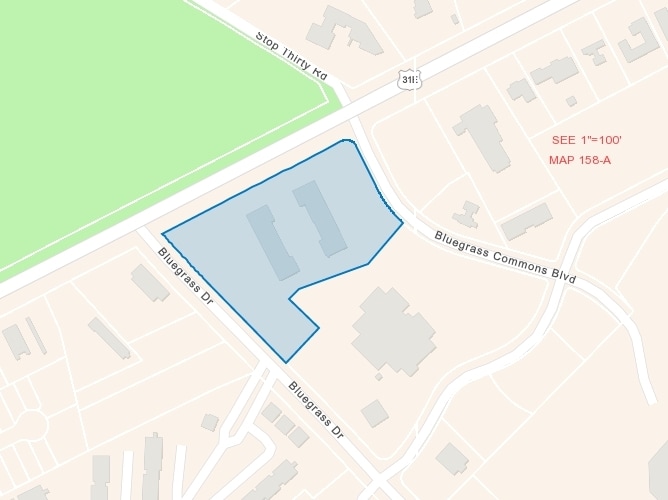 100 Bluegrass Commons Blvd, Hendersonville, TN for lease - Plat Map - Image 2 of 8