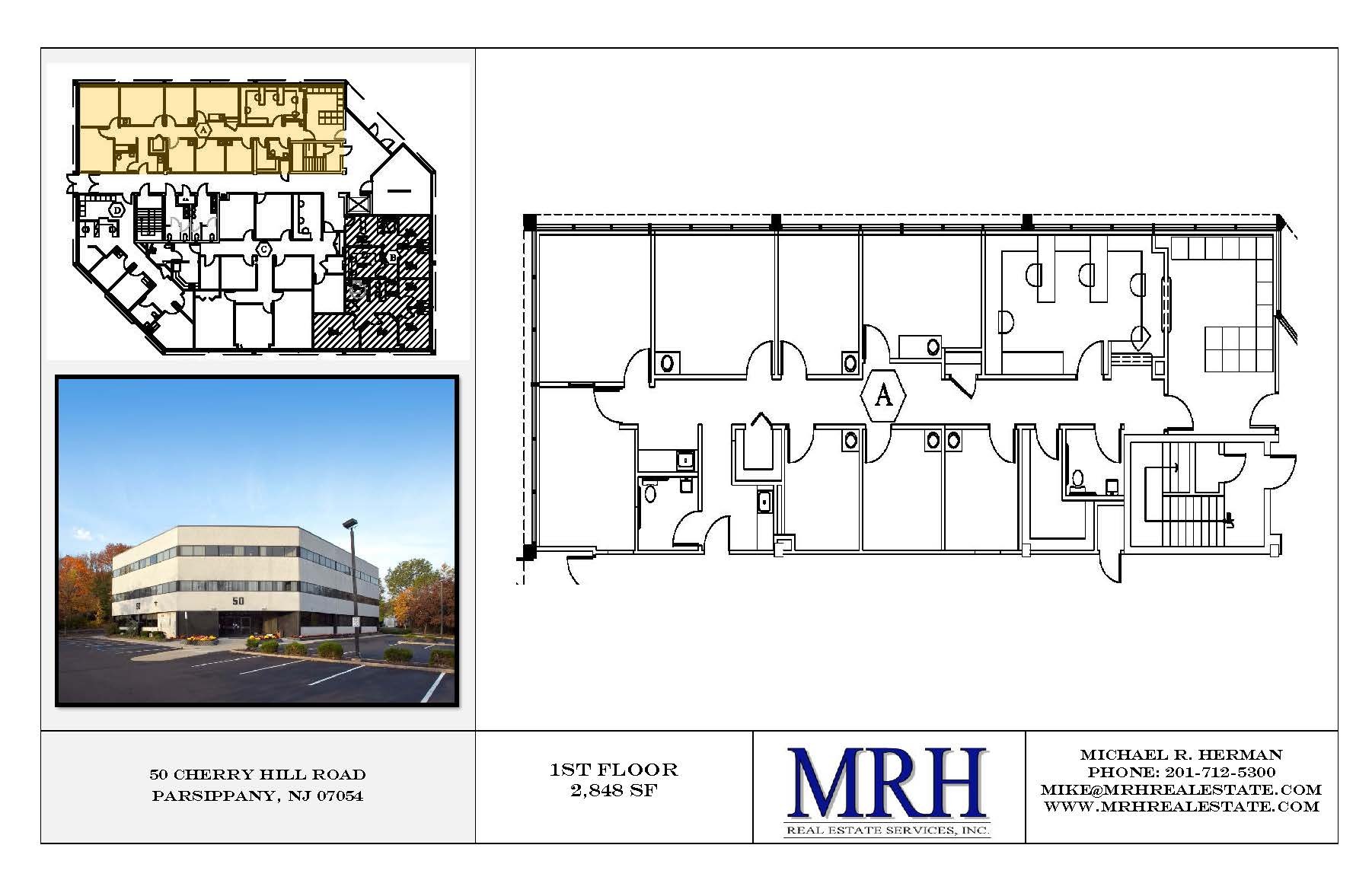 50 Cherry Hill Rd, Parsippany, NJ à louer Plan d’étage- Image 1 de 1