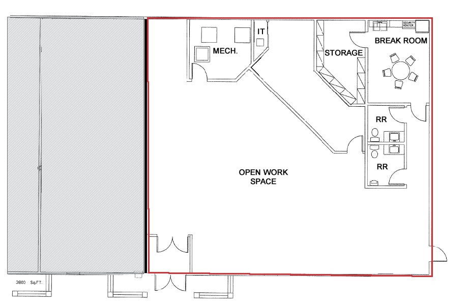 6235-6237 Perimeter Dr, Dublin, OH for lease Floor Plan- Image 1 of 5