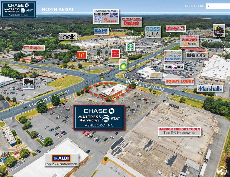 1334 E Dixie Dr, Asheboro, NC à vendre - Photo du bâtiment - Image 3 de 5