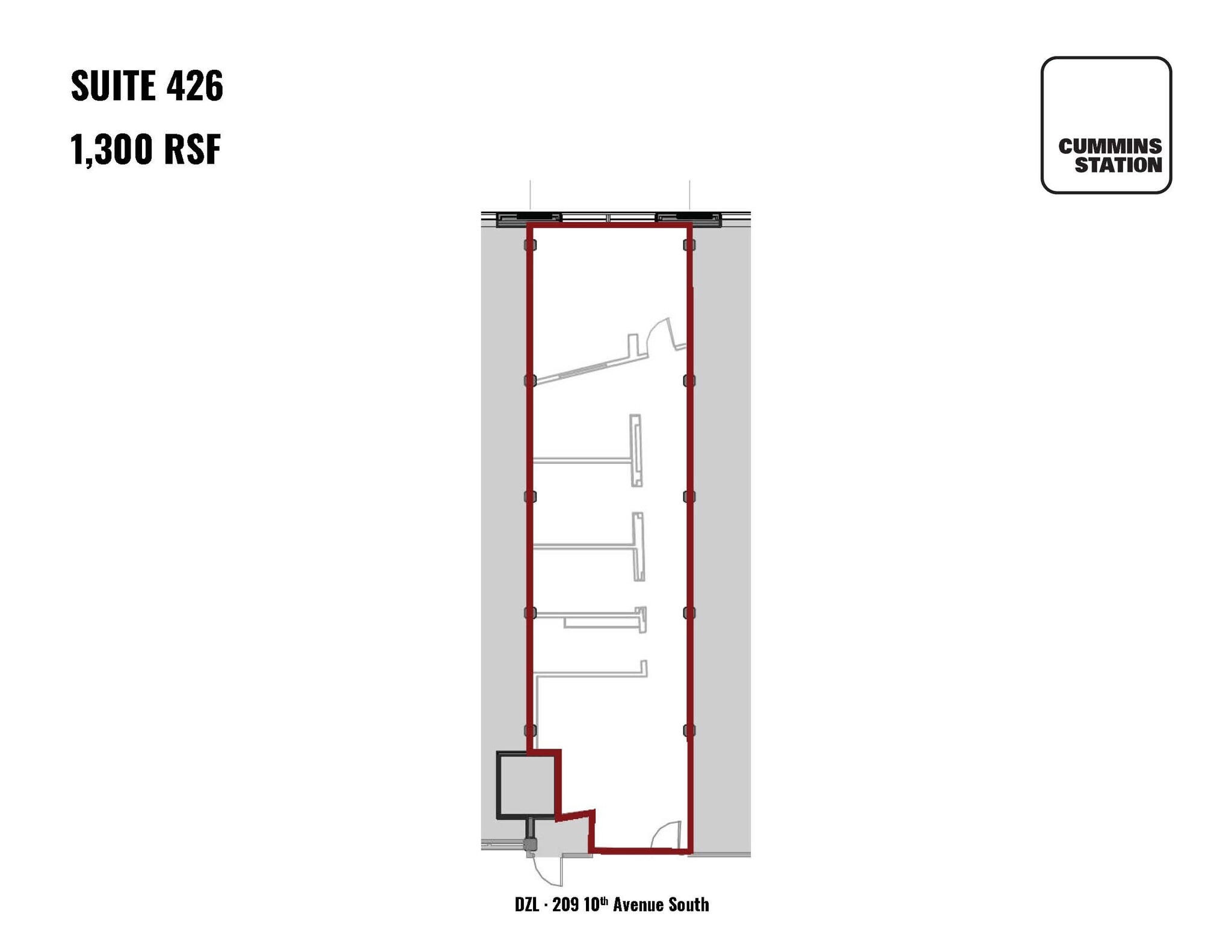 209 10th Ave S, Nashville, TN for lease Floor Plan- Image 1 of 1