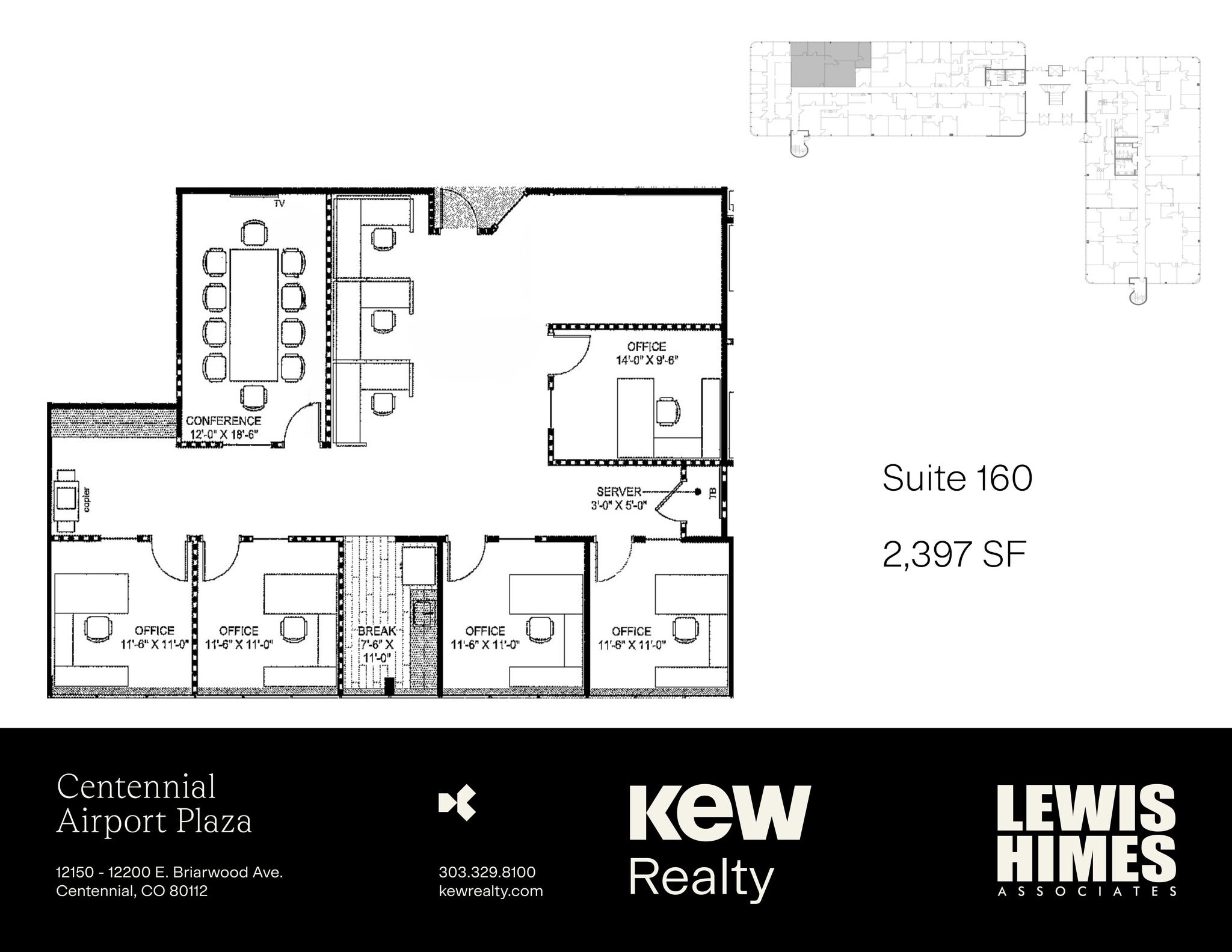 12150-12200 E Briarwood Ave, Centennial, CO à louer Plan de site- Image 1 de 14