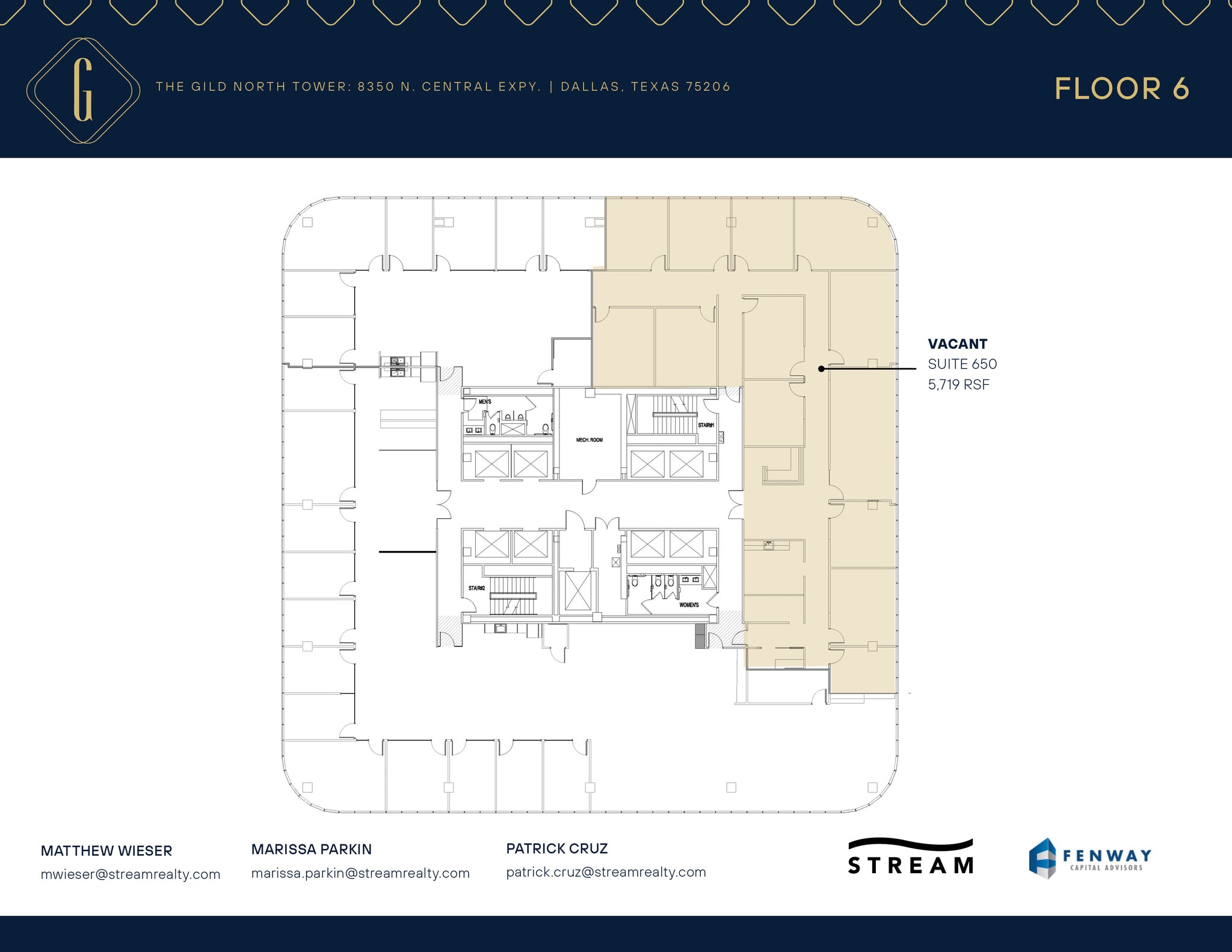 8350 N Central Expy, Dallas, TX for lease Floor Plan- Image 1 of 1