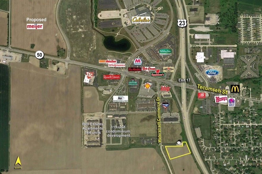 Waterstradt Commerce Dr, Dundee, MI for sale - Building Photo - Image 2 of 2