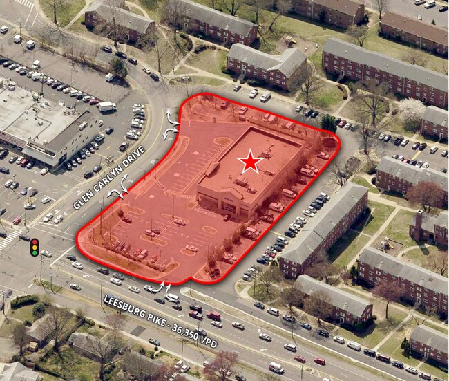 Plus de détails pour 6053 Leesburg Pike, Falls Church, VA - Commerce de détail à vendre