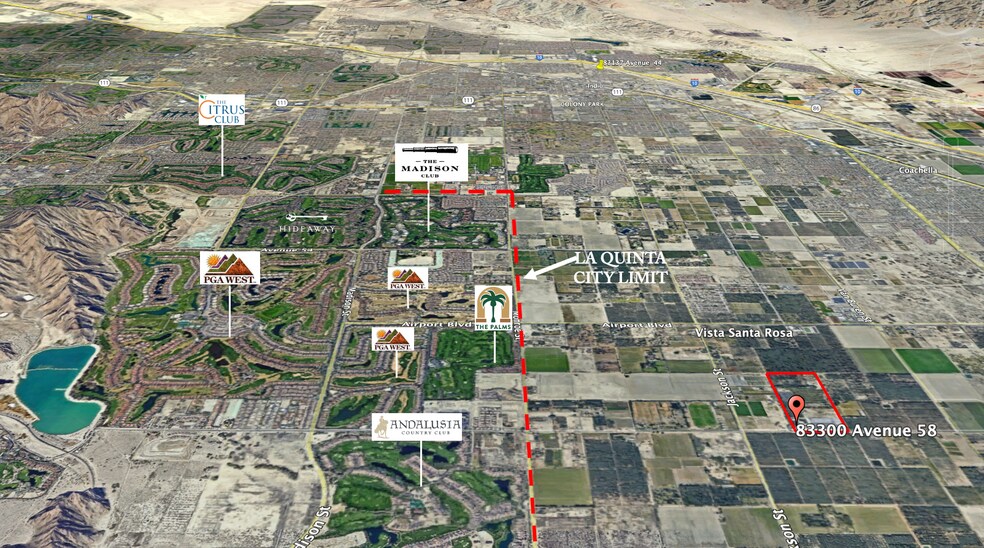 83300 Avenue 58 Ave, Thermal, CA à vendre - Aérien - Image 3 de 7