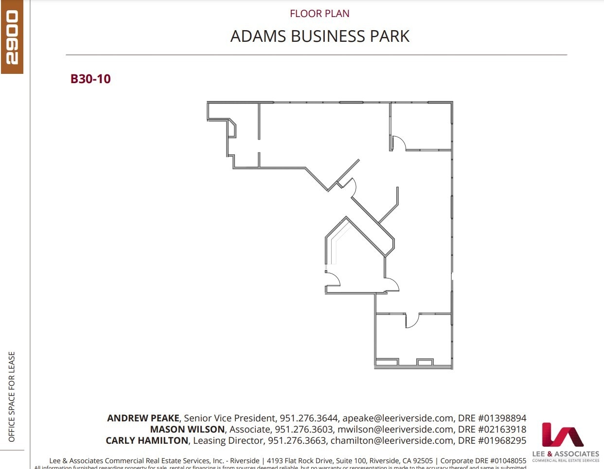 2900 Adams St, Riverside, CA for lease Floor Plan- Image 1 of 1