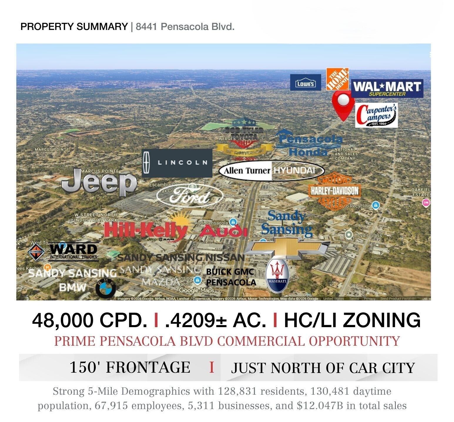 8441 Pensacola Blvd, Pensacola, FL à vendre Photo du bâtiment- Image 1 de 6