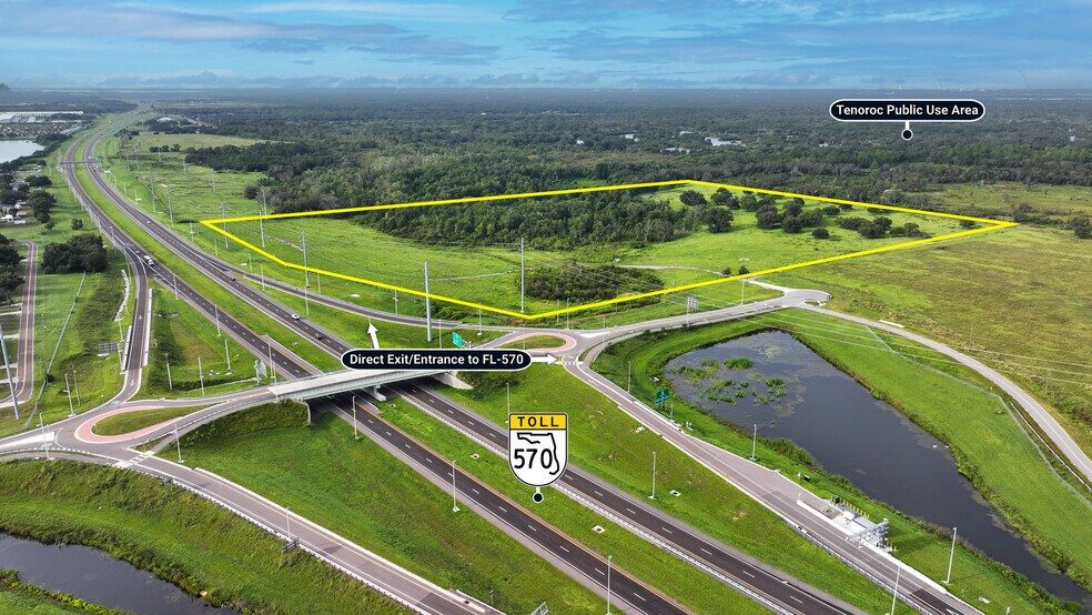 Braddock RD @ Polk Parkway, Auburndale, FL à vendre - Aérien - Image 2 de 10