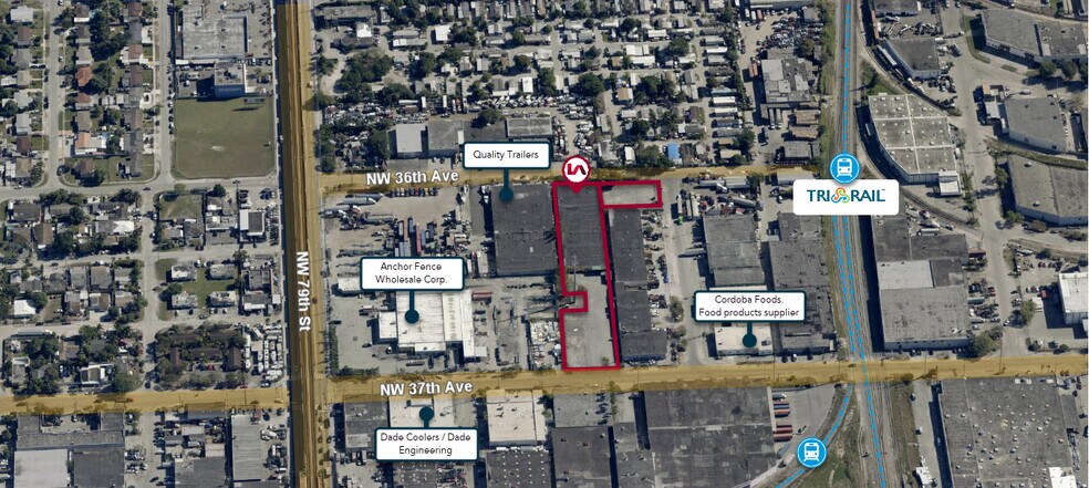 7640 NW 36th Ave, Hialeah, FL à vendre - Photo du bâtiment - Image 2 de 12