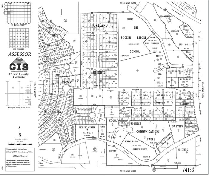 845 W Moreno Ave, Colorado Springs, CO for sale - Plat Map - Image 3 of 28