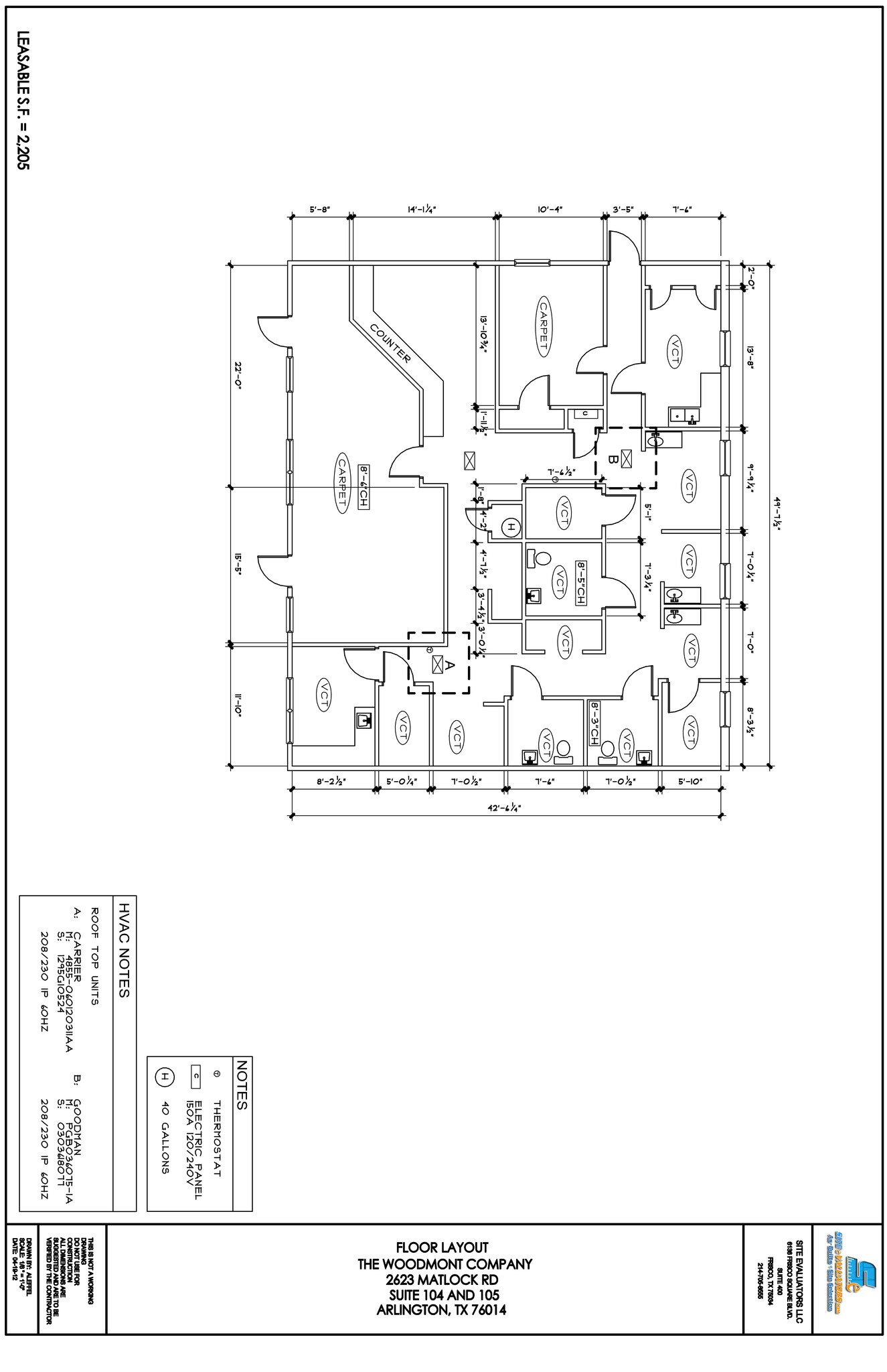 2623 Matlock Rd, Arlington, TX for lease Site Plan- Image 1 of 1