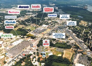 930-940 N 14th St, Leesburg, FL - Aerial map view