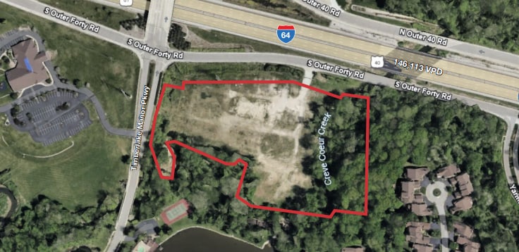 14550 South Outer Forty, Chesterfield, MO for sale - Aerial - Image 2 of 3