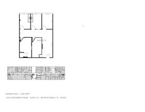 2240 W Woolbright Rd, Boynton Beach, FL à louer Plan de site- Image 1 de 1