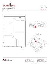 740 Pasquinelli Dr, Westmont, IL à louer Plan d’étage- Image 1 de 1