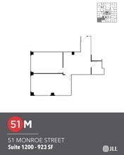 51 Monroe St, Rockville, MD à louer Plan d’étage- Image 1 de 1