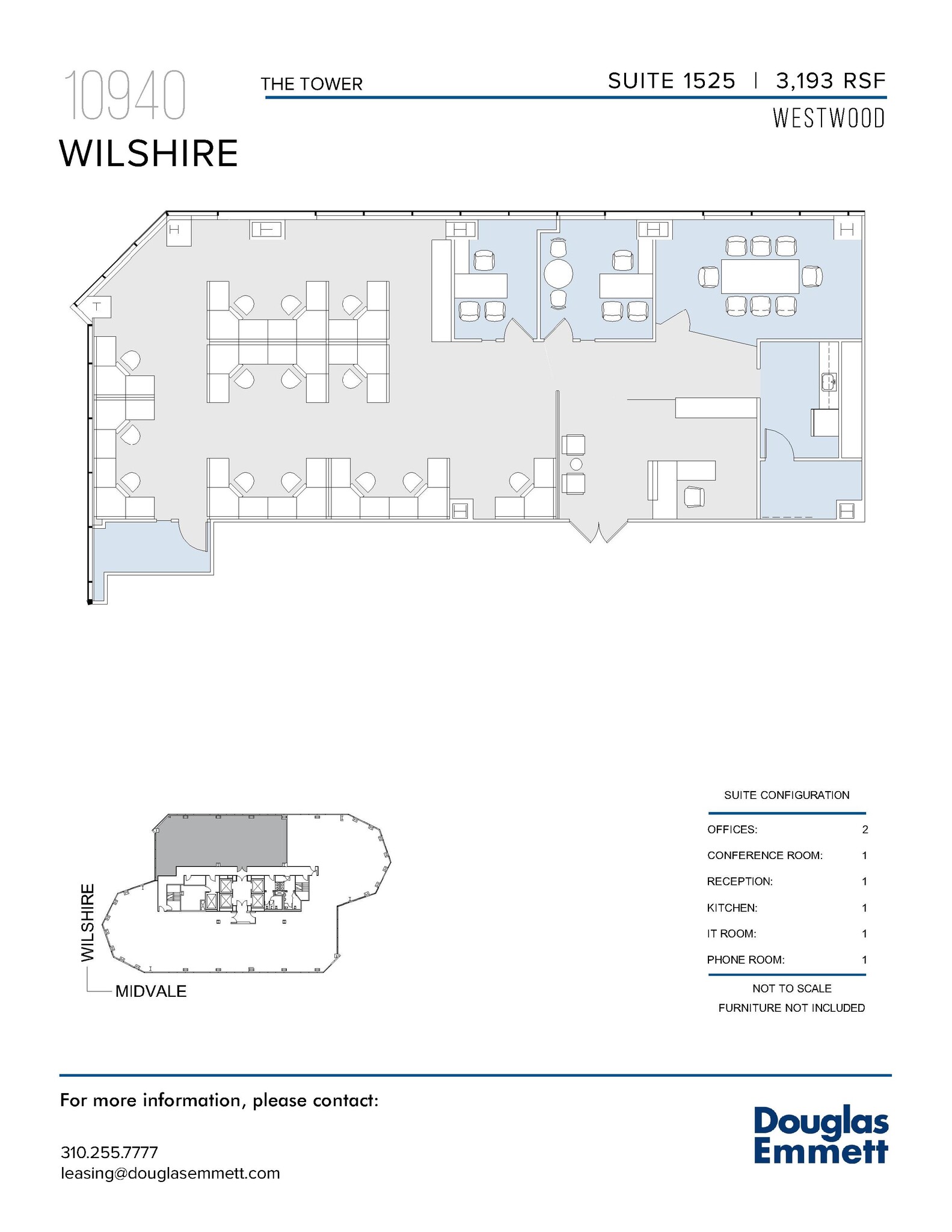 10940 Wilshire Blvd, Los Angeles, CA for lease Floor Plan- Image 1 of 1