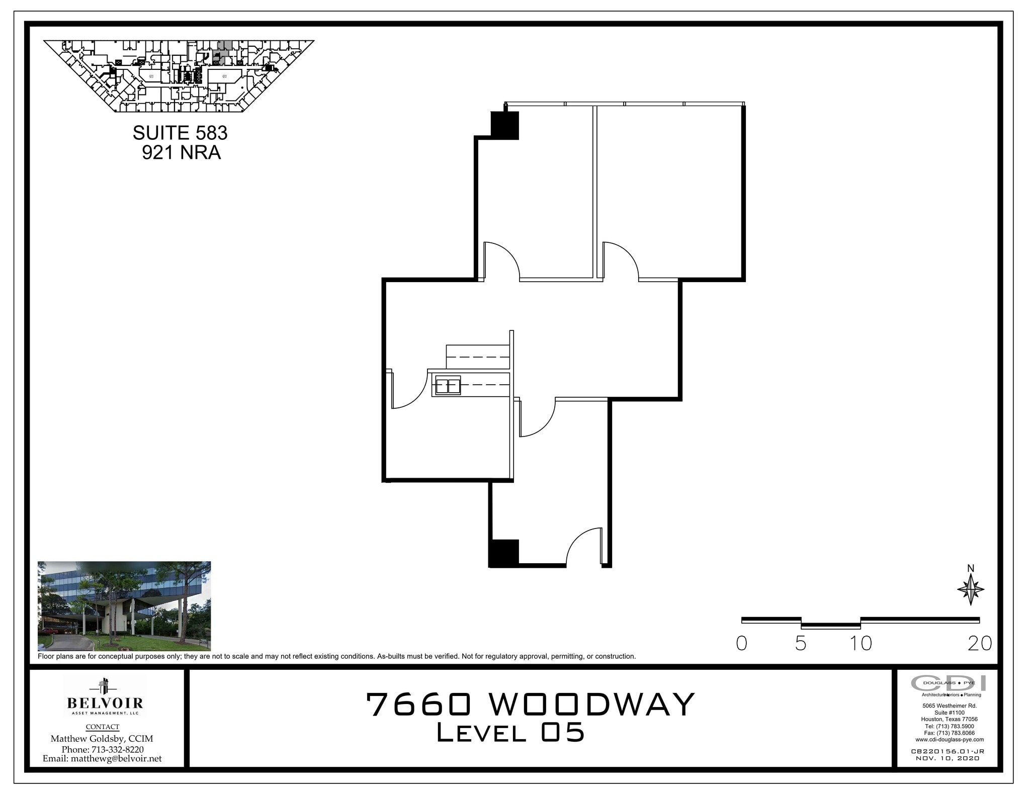 Private Office Space, Houston, TX for lease Site Plan- Image 1 of 1