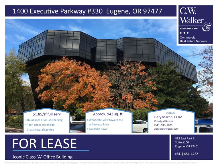 1400 Executive Pky, Eugene, OR for lease - Building Photo - Image 1 of 10