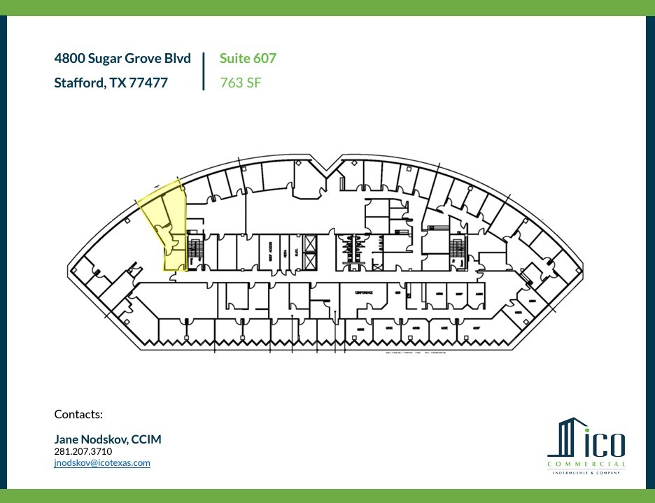 4800 Sugar Grove Blvd, Stafford, TX à louer Plan d  tage- Image 1 de 1