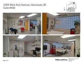 2309 W 41st Ave, Vancouver, BC à louer Photo intérieure- Image 2 de 3