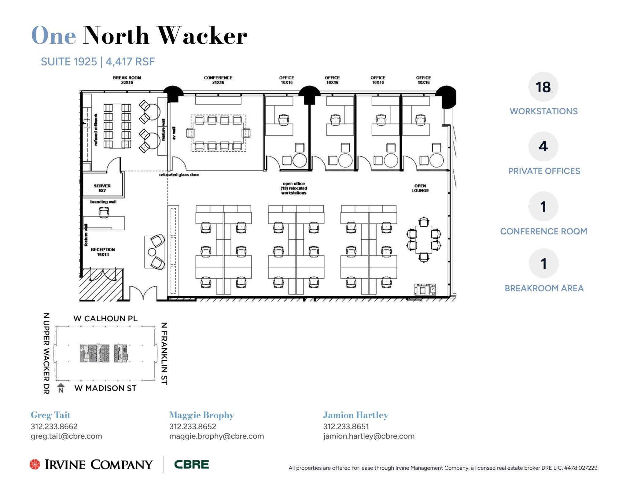 1 N Wacker, Chicago, IL for lease Site Plan- Image 1 of 1