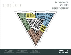 401 N Ervay St, Dallas, TX à louer Plan d’étage- Image 1 de 1