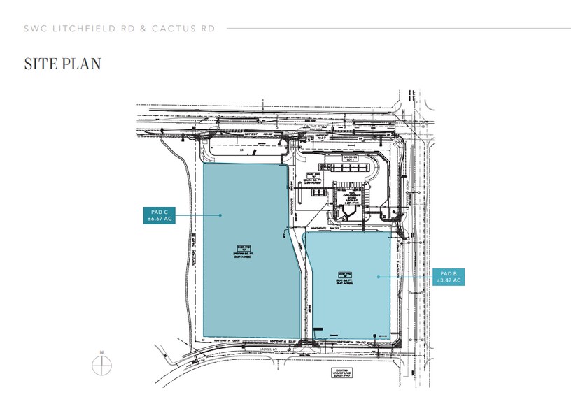 SWC Litchfield Rd & Cactus Rd, Surprise, AZ à vendre - Plan de site - Image 2 de 2