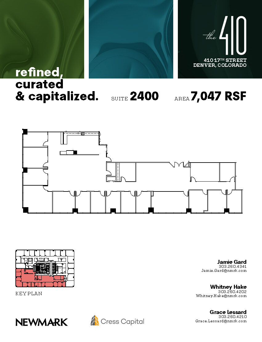 410 17th St, Denver, CO for lease Floor Plan- Image 1 of 1