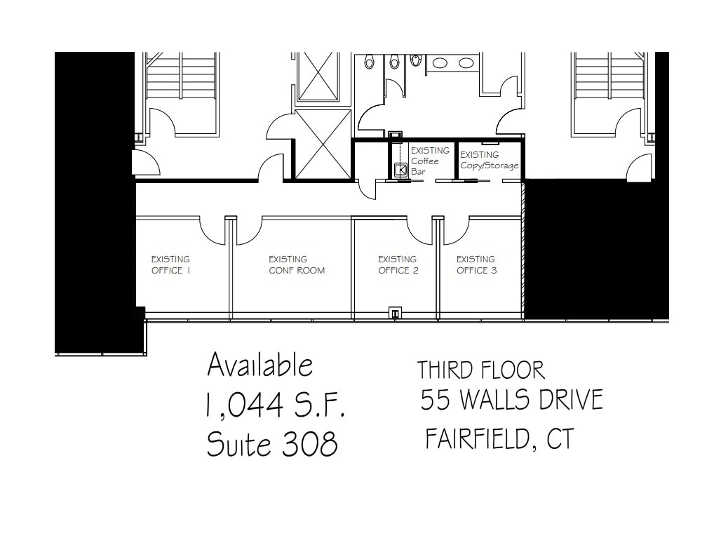 55 Walls Dr, Fairfield, CT for lease Floor Plan- Image 1 of 1