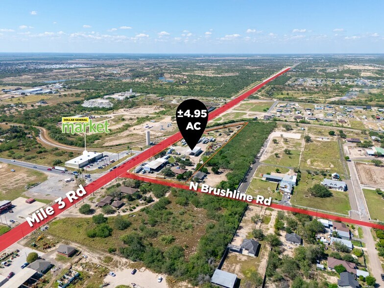 4309 N Brushline Rd, Mission, TX à vendre - Aérien - Image 3 de 10