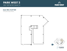 1501-1507 Lyndon B Johnson Fwy, Dallas, TX à louer Plan d’étage- Image 1 de 1