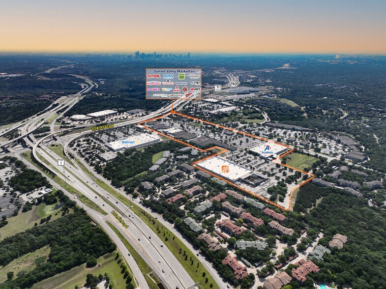 5400 Brodie Ln, Sunset Valley, TX à louer - Photo du bâtiment - Image 2 de 10