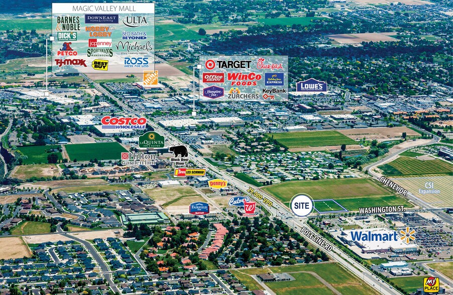 SEC Pole Line Road & Washington Street, Twin Falls, ID à louer - Photo du bâtiment - Image 3 de 3