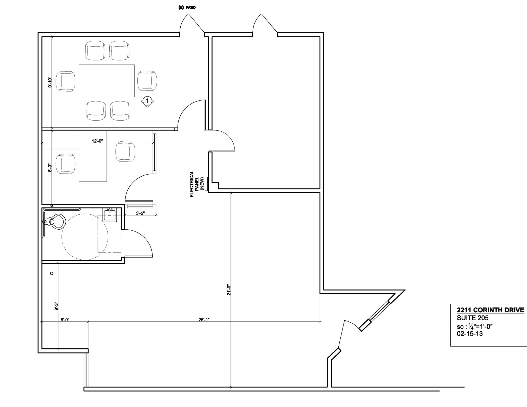 2211 Corinth Ave, Los Angeles, CA à louer Plan de site- Image 1 de 2