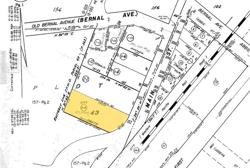 5000 Pleasanton Ave, Pleasanton, CA à louer - Plan cadastral - Image 2 de 8