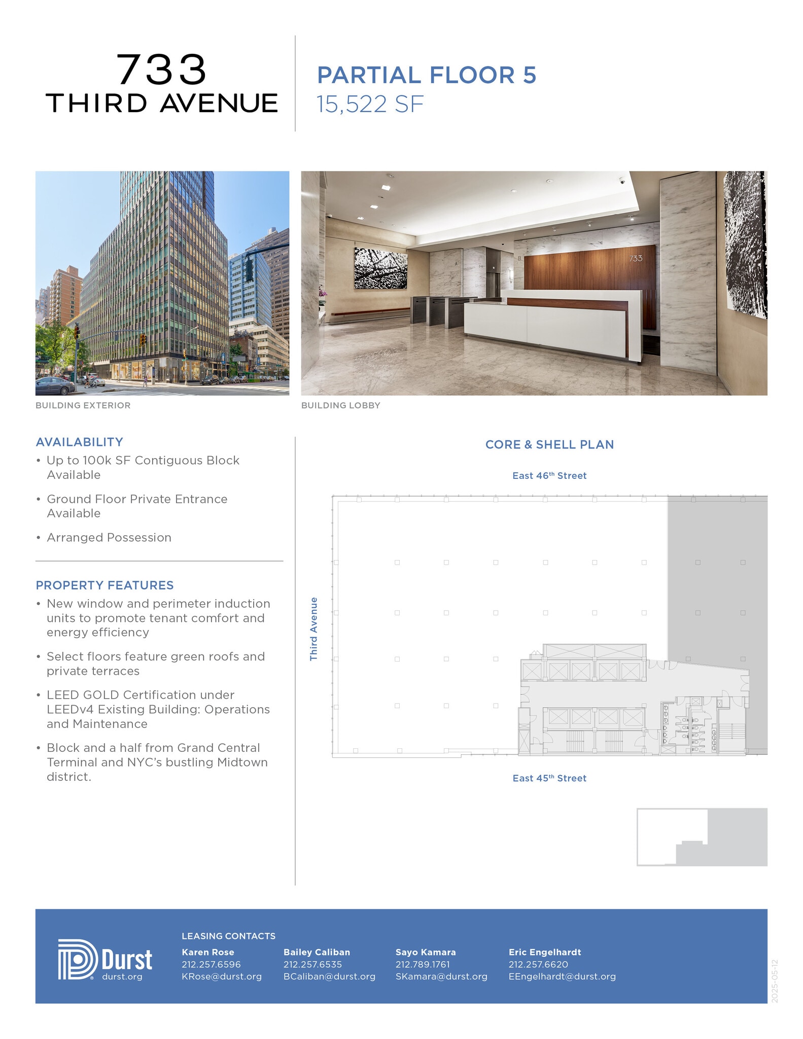 733 Third Ave, New York, NY for lease Floor Plan- Image 1 of 1