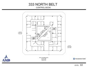 333 N Sam Houston Pky E, Houston, TX à louer Plan d’étage- Image 1 de 1