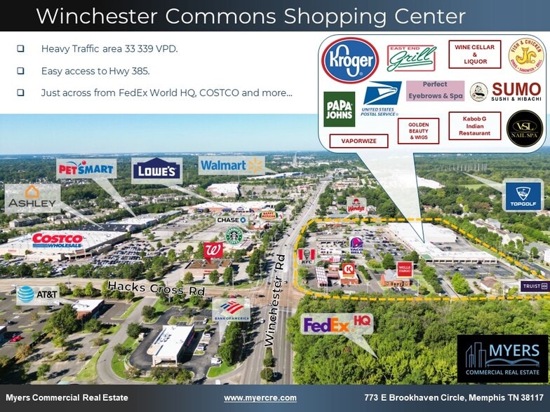 7948 Winchester, Memphis, TN for lease - Building Photo - Image 2 of 5