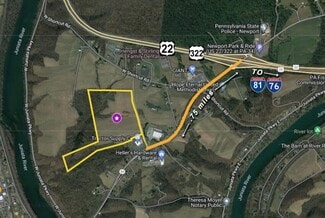 Plus de détails pour 42 W Shortcut Rd, Newport, PA - Terrain à vendre