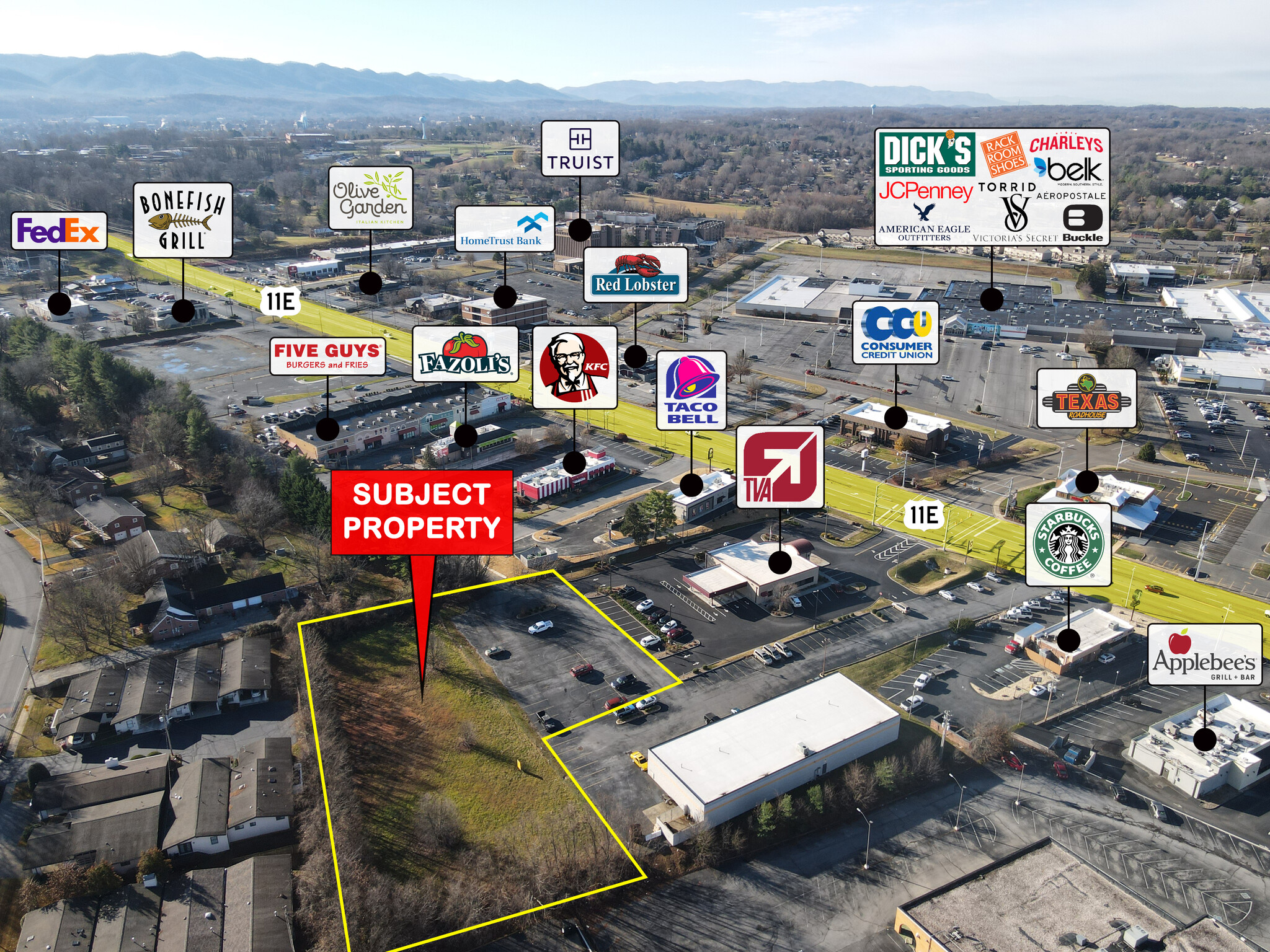 Clifton Street & Linda Lane, Johnson City, TN for sale Primary Photo- Image 1 of 13