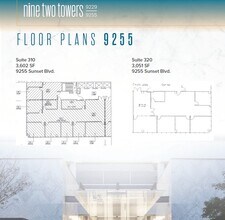 9229 W Sunset Blvd, West Hollywood, CA à louer Plan d’étage- Image 1 de 1