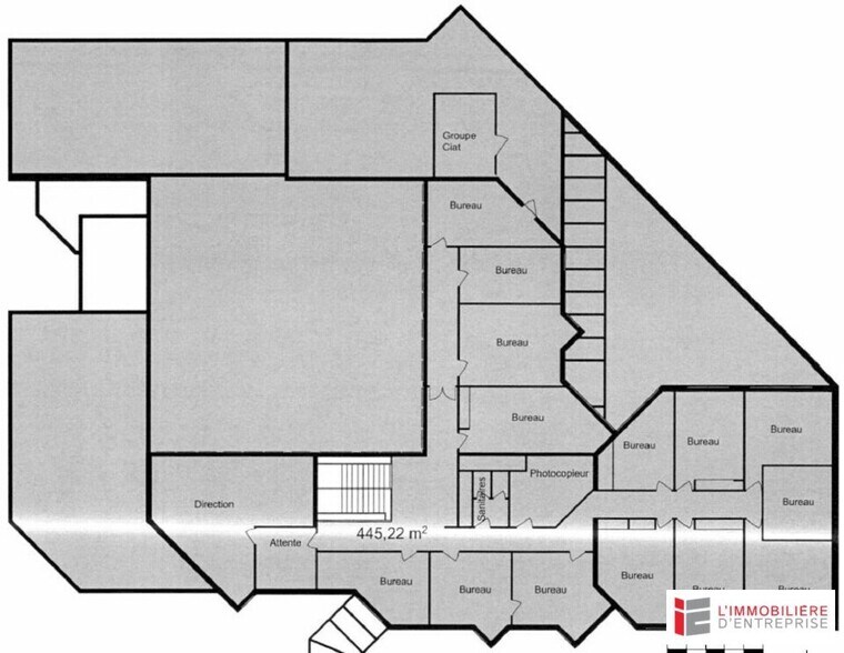 Office in Rennes for sale - Floor Plan - Image 3 of 5
