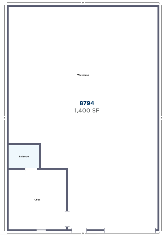 8760-8798 Tyler Blvd, Mentor, OH à louer Plan d’étage- Image 1 de 1