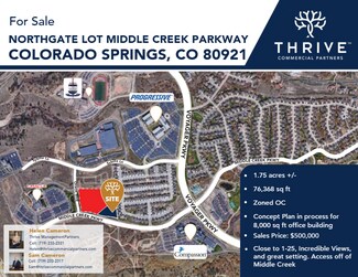 More details for Middle Creek Parkway, Colorado Springs, CO - Land for Sale